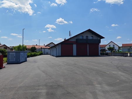 Slika: Obnova gasilskega doma in okolice v Bišu